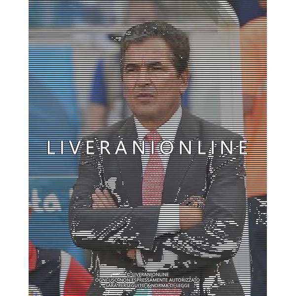 (140614) -- FORTALEZA, June 14, 2014 () -- Costa Rica\'s coach Jorge Luis Pinto reacts before a Group D match between Uruguay and Costa Rica of 2014 FIFA World Cup in the Estadio Castelao Stadium in Fortaleza, Brazil, June 14, 2014. (/Guo Yong)(rh) ©PHOTOSHOT/Agenzia Aldo Liverani sas - ITALY ONLY - EDITORIAL USE ONLY - Uruguay vs Costa Rica partita del Gruppo D della Coppa del mondo FIFA 2014 Castelao stadio Estadio a Fortaleza, in Brasile, 14 Giugno 2014