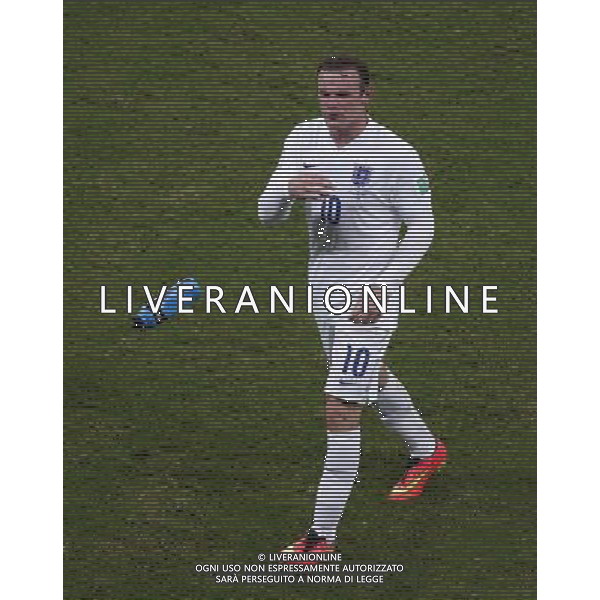 (140614) -- MANAUS, June 14, 2014 () -- England\'s Wayne Rooney reacts during a Group D match between England and Italy of 2014 FIFA World Cup at the Arena Amazonia Stadium in Manaus, Brazil, June 14, 2014. Italy won 2-1 over England on Saturday. (/Liao Yujie)(pcy) ©PHOTOSHOT/Agenzia Aldo Liverani sas - ITALY ONLY - EDITORIAL USE ONLY - Italia - Inghilterra partita del Gruppo D coppa del mondo 2014 FIFA World Cup Stadio all\'Arena Amazzonia a Manaus, Brasile, 14 giugno 2014