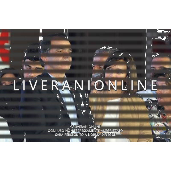 (140616) -- BOGOTA, June 16, 2014 () -- Presidential candidate of the Democratic Center Party, Oscar Ivan Zuluaga (L front), reacts after knowing the results of the second round of the presidential election, in Bogota, Colombia, on June 15, 2014. Colombia\'s incumbent President Juan Manuel Santos won a second four-year term in the presidential election runoff held Sunday. (/Argemiro Pineros/COLPRENSA)(ctt) ***MANDATORY CREDIT*** ***NOT ARCHIVE-NOT FOR SALE*** ***EDITORIAL USE ONLY*** ***COLOMBIA OUT*** ©PHOTOSHOT/Agenzia Aldo Liverani sas - ITALY ONLY - EDITORIAL USE ONLY - Elezioni presidenziali del ballottaggio tra i candidati Juan Manuel Santos e Oscar Ivan Zuluaga a Bogota\', in Colombia, il 15 giugno 2014