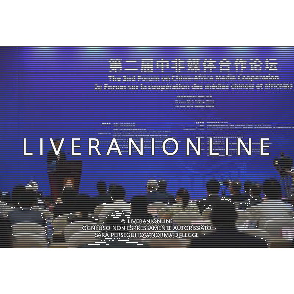 (140616) -- BEIJING, June 16, 2014 () -- The 2nd Forum on China-Africa Media Cooperation is opened in Beijing, capital of China, June 16, 2014. (/Jin Liangkuai) (lfj) ©PHOTOSHOT/Agenzia Aldo Liverani sas - ITALY ONLY - EDITORIAL USE ONLY - La cerimonia di apertura del 2° Forum Cina-Africa media di cooperazione a Pechino, capitale della Cina, 16 giugno 2014