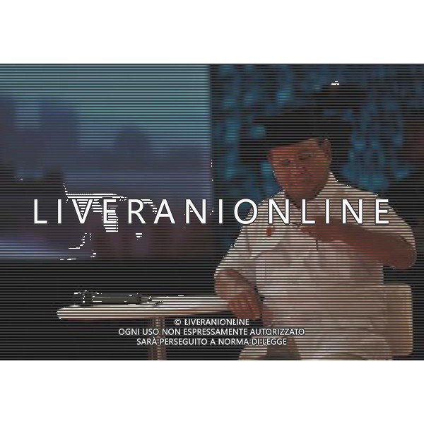 (140615) -- JAKARTA, June 15, 2014 () -- Indonesian presidential candidates Prabowo Subianto attends the second round of presidential debates in Jakarta, Indonesia, on June 15, 2014. Two candidates and their running mates will have a total of 5 rounds of debates. (/Agung Kuncahya B.) (cy) ©PHOTOSHOT/Agenzia Aldo Liverani sas - ITALY ONLY - EDITORIAL USE ONLY - Didattito dei candidati alle elezioni presidenziali indonesiane a Jakarta, in Indonesia, il 15 giugno 2014