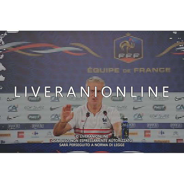 Didier DESCHAMPS - 16.06.2014 - Conference de presse -Equipe de France - Riberao Preto Photo : Dave Winter / Icon Sport /Agenzia Aldo Liverani sas - ITALY ONLY - Conferenza stampa della nazionale di calcio francese - Coppa Mondo Brasile 2014