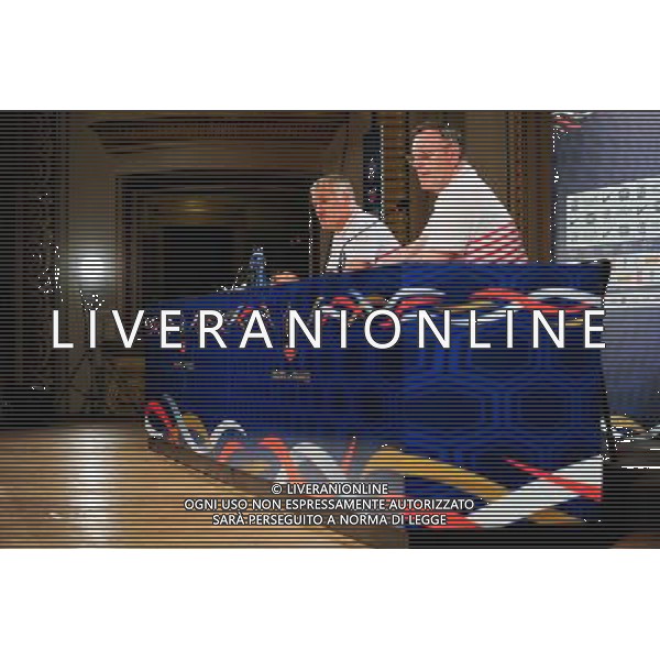 Didier DESCHAMPS / Philippe TOURNON - 16.06.2014 - Conference de presse -Equipe de France - Riberao Preto Photo : Dave Winter / Icon Sport /Agenzia Aldo Liverani sas - ITALY ONLY - Conferenza stampa della nazionale di calcio francese - Coppa Mondo Brasile 2014