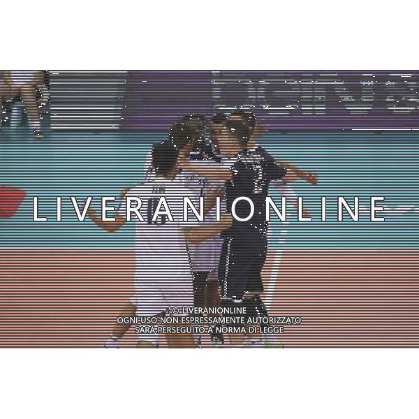 Joie Equipe de France - 13.06.2014 - France / Allemagne - Ligue Mondiale Photo : Emilia Delacour / Icon Sport *** Local Caption *** /Agenzia Aldo Liverani sas - ITALY ONLY - EDITORIAL USE ONLY *** Local Caption ***