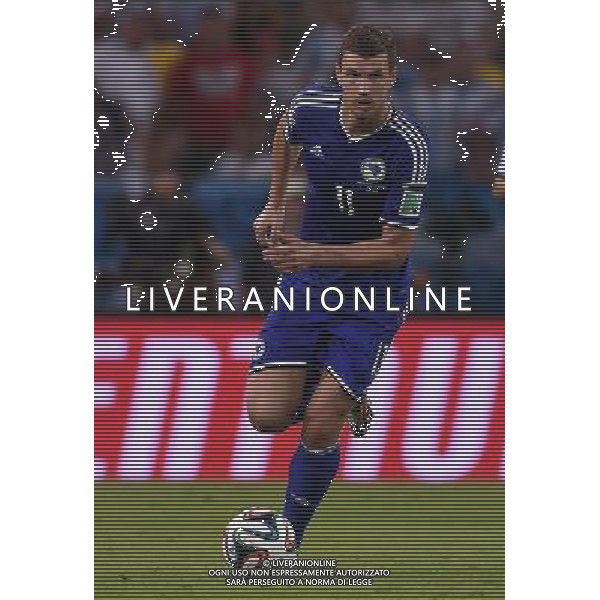 FIFA World Cup Brasile 2014 Gruppo F Rio de Janeiro - 15.06.2014 Argentina-Bosnia Herzegovina Nella Foto:Dzeko Edin /Ph.Vitez-Ag. Aldo Liverani