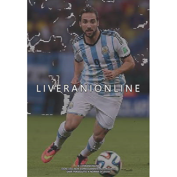 FIFA World Cup Brasile 2014 Gruppo F Rio de Janeiro - 15.06.2014 Argentina-Bosnia Herzegovina Nella Foto:Higuain Gonzalo /Ph.Vitez-Ag. Aldo Liverani