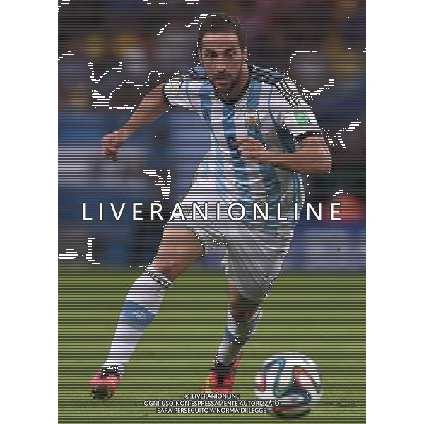 FIFA World Cup Brasile 2014 Gruppo F Rio de Janeiro - 15.06.2014 Argentina-Bosnia Herzegovina Nella Foto:Higuain Gonzalo /Ph.Vitez-Ag. Aldo Liverani