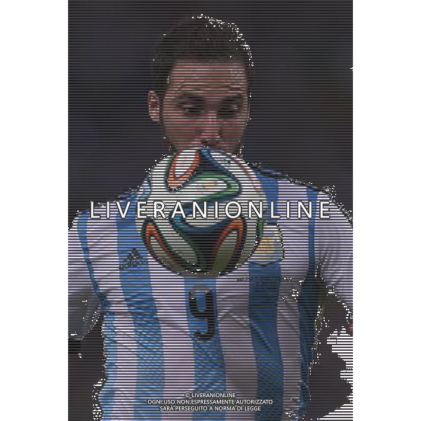 FIFA World Cup Brasile 2014 Gruppo F Rio de Janeiro - 15.06.2014 Argentina-Bosnia Herzegovina Nella Foto:Higuain Gonzalo /Ph.Vitez-Ag. Aldo Liverani