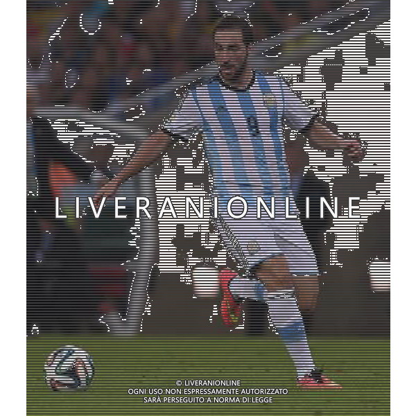 FIFA World Cup Brasile 2014 Gruppo F Rio de Janeiro - 15.06.2014 Argentina-Bosnia Herzegovina Nella Foto:Higuain Gonzalo /Ph.Vitez-Ag. Aldo Liverani