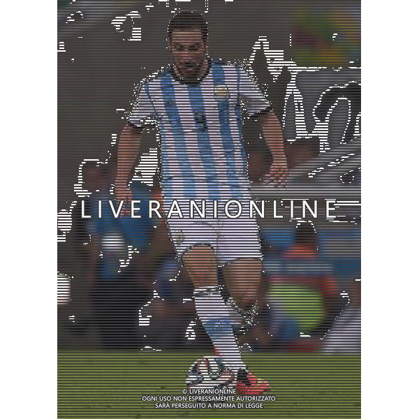 FIFA World Cup Brasile 2014 Gruppo F Rio de Janeiro - 15.06.2014 Argentina-Bosnia Herzegovina Nella Foto:Higuain Gonzalo /Ph.Vitez-Ag. Aldo Liverani