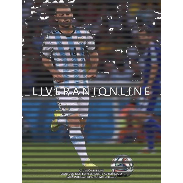 FIFA World Cup Brasile 2014 Gruppo F Rio de Janeiro - 15.06.2014 Argentina-Bosnia Herzegovina Nella Foto:Mascherano Javier /Ph.Vitez-Ag. Aldo Liverani