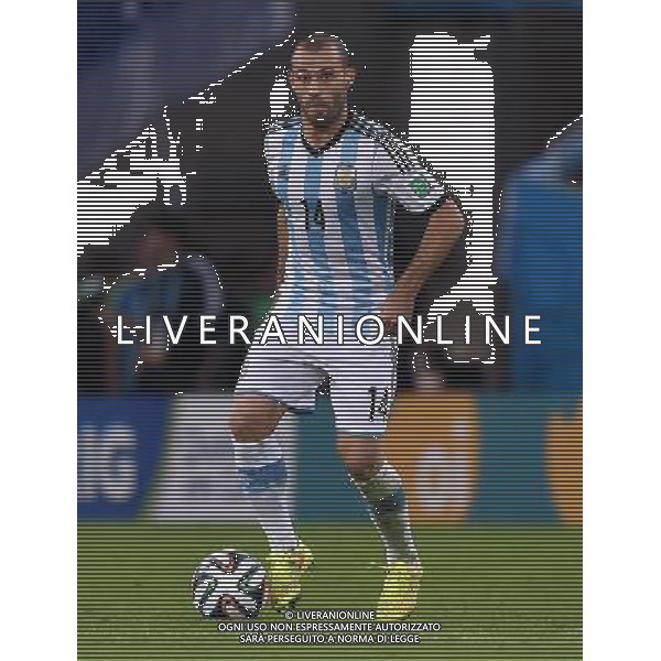 FIFA World Cup Brasile 2014 Gruppo F Rio de Janeiro - 15.06.2014 Argentina-Bosnia Herzegovina Nella Foto:Mascherano Javier /Ph.Vitez-Ag. Aldo Liverani