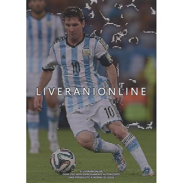 FIFA World Cup Brasile 2014 Gruppo F Rio de Janeiro - 15.06.2014 Argentina-Bosnia Herzegovina Nella Foto:Messi Lionel /Ph.Vitez-Ag. Aldo Liverani