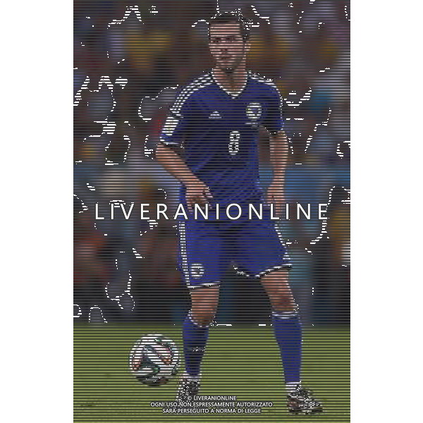 FIFA World Cup Brasile 2014 Gruppo F Rio de Janeiro - 15.06.2014 Argentina-Bosnia Herzegovina Nella Foto:Pjanic Miralem /Ph.Vitez-Ag. Aldo Liverani