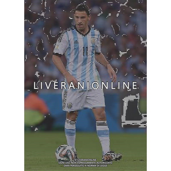 FIFA World Cup Brasile 2014 Gruppo F Rio de Janeiro - 15.06.2014 Argentina-Bosnia Herzegovina Nella Foto:Maxi Rodriguez /Ph.Vitez-Ag. Aldo Liverani