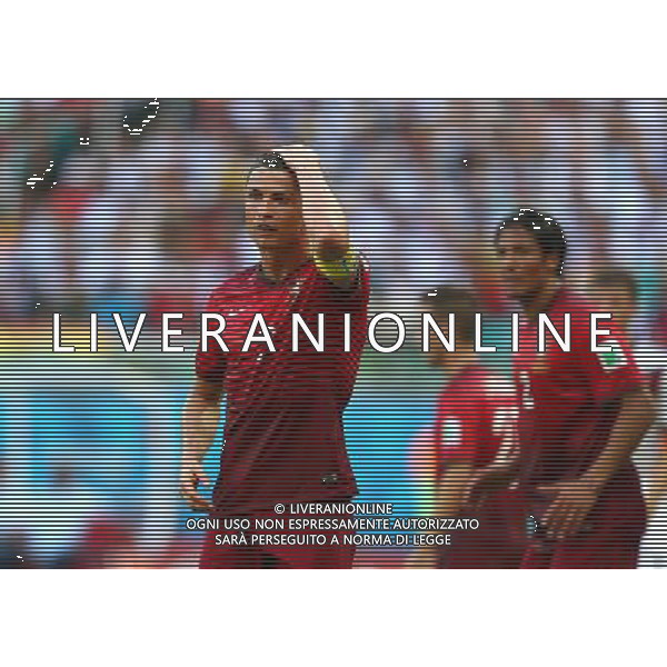 firo : 16.06.2014 Fu§ball, Fussball, WM 2014 Brasilien, Weltmeisterschaft 2014 Brasilien, Football World Championships Brazil 2014, 2014 FIFA WORLD CUP BRAZIL,Brasil,Bresil, Deutschland , Germany , GER - Portugal . Gestik EnttŠuscht EnttŠuschung bei Cristiano Ronaldo . $worldrights Es gelten unsere AGB, einsehbar auf www.firosportphoto.de $ONLY FOR USE IN GERMANY !!! Photo : backpages copyright by firo sportphoto: Coesfelder Str.207 48249 DŸlmen www.firosportphoto.de / GES Sportphoto/ mail@firosportphoto.de (V o l k s b a n k B o c h u m - W i t t e n ) BLZ.: 430 601 29 Kt. Nr.: 341 117 100 Tel:Ê 02594 - 9916004 Fax:Ê02594 - 9916005 AG ALDO LIVERANI SAS ONLY ITALY