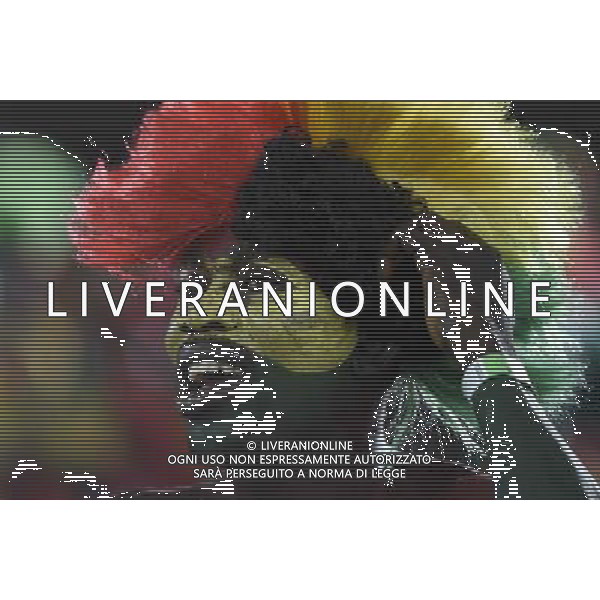 (140616) -- NATAL, June 16, 2014 () -- A Ghana\'s fan is seen before a Group G match between Ghana and U.S. of 2014 FIFA World Cup at the Estadio das Dunas Stadium in Natal, Brazil, June 16, 2014. (/Lui Siu Wai)(pcy) AG ALDO LIVERANI SAS ONLY ITALY