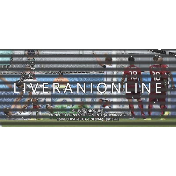 (140616) -- SALVADOR, June 16, 2014 () -- Portugal\'s goalkeeper Rui Patricio (3rd L) fails to block a goal during a Group G match between Germany and Portugal of 2014 FIFA World Cup at the Arena Fonte Nova Stadium in Salvador, Brazil, June 16, 2014. Germany won 4-0 over Portugal on Monday.(/Qi Heng)(rh) AG ALDO LIVERANI SAS ONLY ITALY