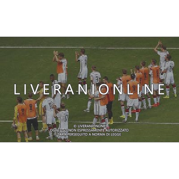 (140616) -- SALVADOR, June 16, 2014 () -- Germany\'s players appreciate fans after a Group G match between Germany and Portugal of 2014 FIFA World Cup at the Arena Fonte Nova Stadium in Salvador, Brazil, June 16, 2014. Germany won 4-0 over Portugal on Monday.(/Liu Bin)(rh) AG ALDO LIVERANI SAS ONLY ITALY