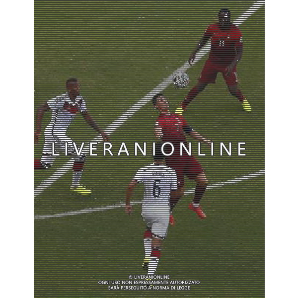 (140616) -- SALVADOR, June 16, 2014 () -- Portugal\'s Cristiano Ronaldo (No. 7) controls the ball during a Group G match between Germany and Portugal of 2014 FIFA World Cup at the Arena Fonte Nova Stadium in Salvador, Brazil, June 16, 2014. Germany won 4-0 over Portugal on Monday.(/Liu Bin)(rh) AG ALDO LIVERANI SAS ONLY ITALY