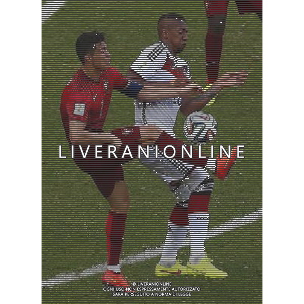 (140616) -- SALVADOR, June 16, 2014 () -- Germany\'s Jerome Boateng vies with Portugal\'s Cristiano Ronaldo during a Group G match between Germany and Portugal of 2014 FIFA World Cup at the Arena Fonte Nova Stadium in Salvador, Brazil, June 16, 2014. Germany won 4-0 over Portugal on Monday. (/Liu Bin)(rh) AG ALDO LIVERANI SAS ONLY ITALY
