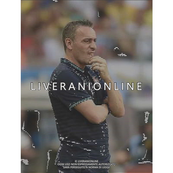 (140616) -- SALVADOR, June 16, 2014 () -- Portugal\'s head coach Paulo Bento reacts during a Group G match between Germany and Portugal of 2014 FIFA World Cup at the Arena Fonte Nova Stadium in Salvador, Brazil, June 16, 2014. Germany won 4-0 over Portugal on Monday. (/Yang Lei)(xzj) AG ALDO LIVERANI SAS ONLY ITALY