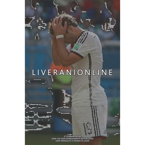 (140616) -- SALVADOR, June 16, 2014 () -- Germany\'s Mario Gotze reacts during a Group G match between Germany and Portugal of 2014 FIFA World Cup at the Arena Fonte Nova Stadium in Salvador, Brazil, June 16, 2014. (/Cao Can)(rh) AG ALDO LIVERANI SAS ONLY ITALY