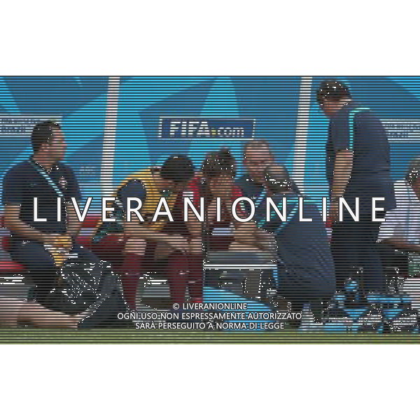 (140616) -- SALVADOR, June 16, 2014 () -- Portugal\'s Fabio Coentreo (C) reacts during a Group G match between Germany and Portugal of 2014 FIFA World Cup at the Arena Fonte Nova Stadium in Salvador, Brazil, June 16, 2014. (/Cao Can)(rh) AG ALDO LIVERANI SAS ONLY ITALY