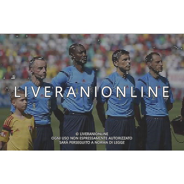 (140616) -- SALVADOR, June 16, 2014 () -- Officials are seen before a Group G match between Germany and Portugal of 2014 FIFA World Cup at the Arena Fonte Nova Stadium in Salvador, Brazil, June 16, 2014. (/Qi Heng)(pcy) AG ALDO LIVERANI SAS ONLY ITALY