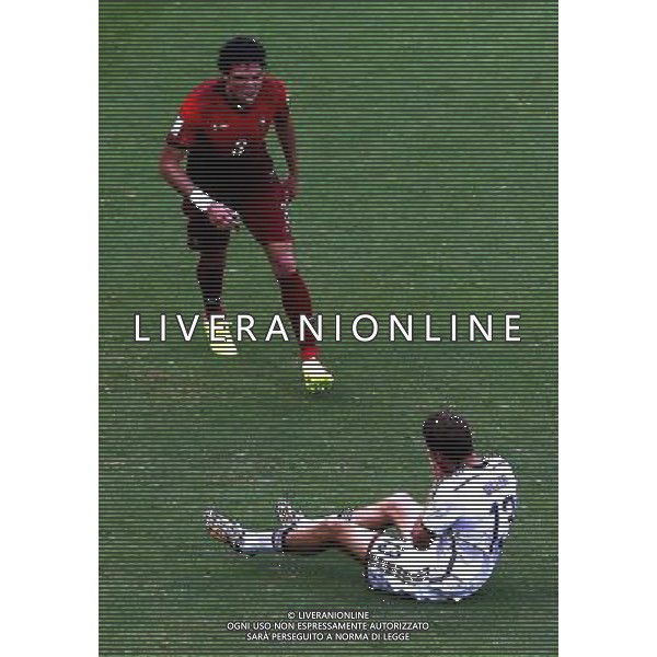 (140616) -- SALVADOR, June 16, 2014 () -- Portugal\'s Pepe reacts after he committed a foul on Germany\'s Thomas Muller during a Group G match between Germany and Portugal of 2014 FIFA World Cup at the Arena Fonte Nova Stadium in Salvador, Brazil, June 16, 2014. (/Liu Bin)(rh) AG ALDO LIVERANI SAS ONLY ITALY