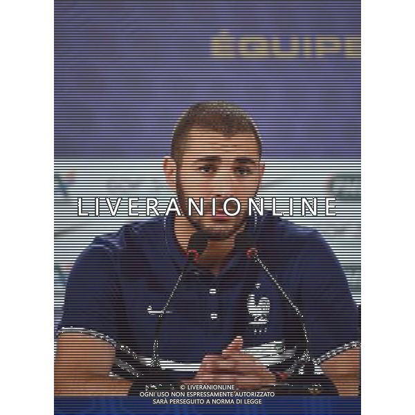 Karim BENZEMA - 16.06.2014 - Conference de presse -Equipe de France -Riberao Preto Photo : Dave Winter / Icon Sport /Agenzia Aldo Liverani sas - ITALY ONLY - EDITORIAL USE ONLY