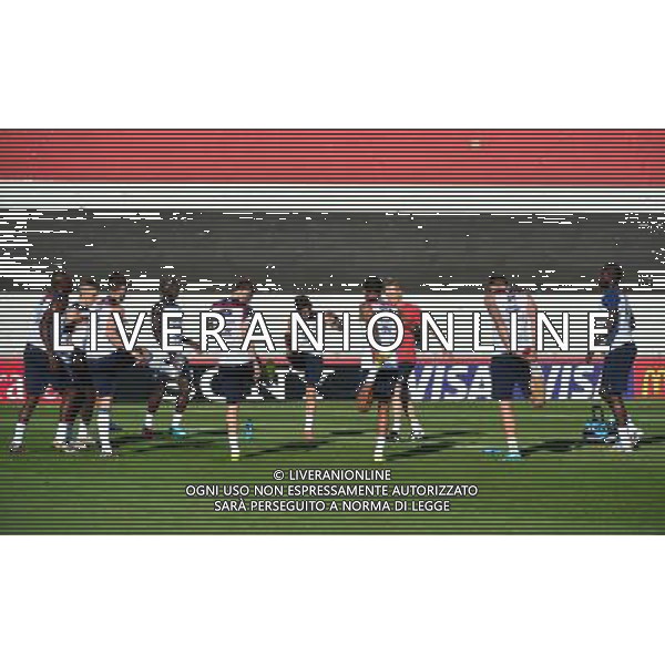 Groupe - 16.06.2014 - Entrainement des remplacants -Equipe de France -Riberao Preto Photo : Dave Winter / Icon Sport /Agenzia Aldo Liverani sas - ITALY ONLY - Allenamento della nazionale della Francia
