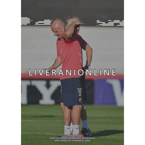 Didier DESCHAMPS / Guy STEPHAN - 16.06.2014 - Entrainement des remplacants -Equipe de France -Riberao Preto Photo : Dave Winter / Icon Sport /Agenzia Aldo Liverani sas - ITALY ONLY - Allenamento della nazionale della Francia