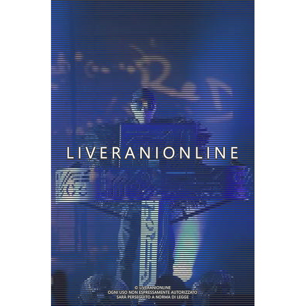 Chris Lowe of Pet Shop Boys performs at Blackpool Empress Ballroom, Blackpool, England, 16th June 2014. ©photoshot/Agenzia Aldo Liverani sas - ITALY ONLY - EDITORIAL USE ONLY