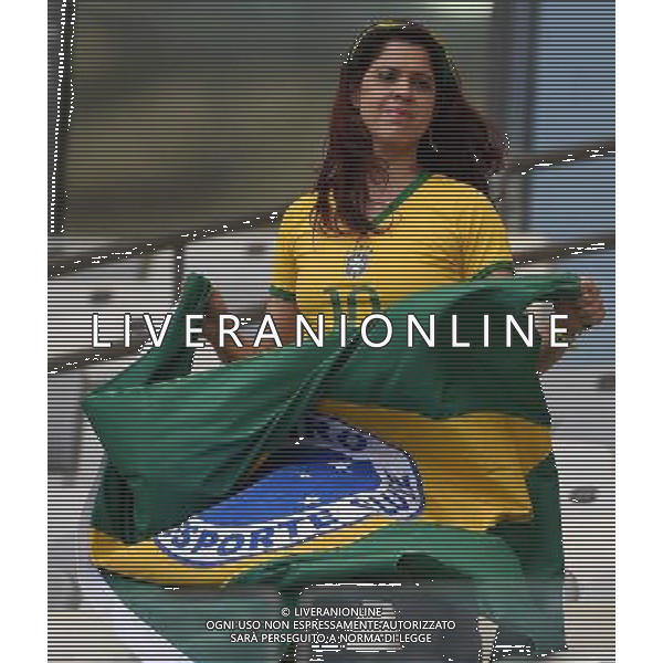 FIFA World Cup Brasile 2014 Gruppo H Belo Horizonte - 17.06.2014 Belgio-Algeria Nella Foto:tifosi /Ph.Vitez-Ag. Aldo Liverani