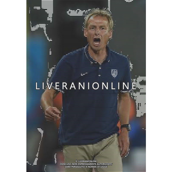 (140616) -- NATAL, June 16, 2014 () -- Coach of U.S. Jurgen Klinsmann gives instructions during a Group G match between Ghana and U.S. of 2014 FIFA World Cup at the Estadio das Dunas Stadium in Natal, Brazil, June 16, 2014. U.S. won 2-1 over Ghana on Monday. (/Guo Yong)(pcy) AG ALDO LIVERANI SAS ONLY ITALY