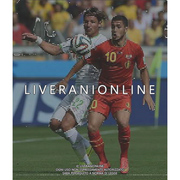 FIFA World Cup Brasile 2014 Gruppo H Belo Horizonte - 17.06.2014 Belgio-Algeria Nella Foto:hazard-mostefa /Ph.Vitez-Ag. Aldo Liverani