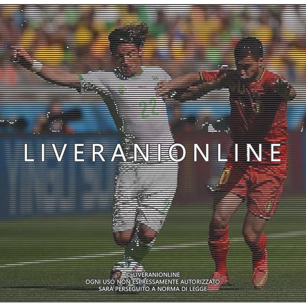 FIFA World Cup Brasile 2014 Gruppo H Belo Horizonte - 17.06.2014 Belgio-Algeria Nella Foto:mostefa-hazard /Ph.Vitez-Ag. Aldo Liverani