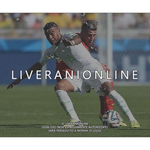 FIFA World Cup Brasile 2014 Gruppo H Belo Horizonte - 17.06.2014 Belgio-Algeria Nella Foto:alderweireld soudani /Ph.Vitez-Ag. Aldo Liverani