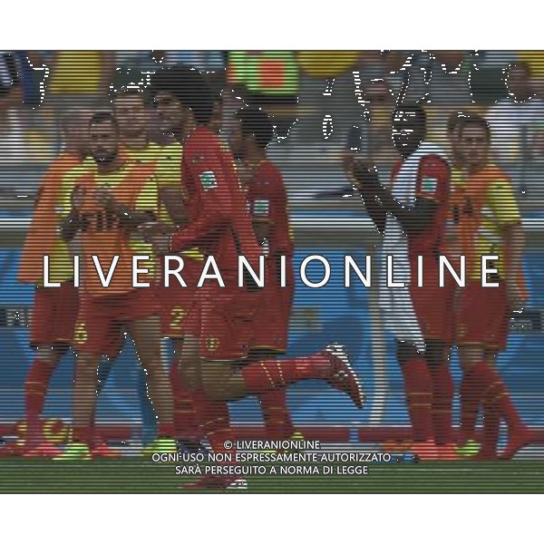 FIFA World Cup Brasile 2014 Gruppo H Belo Horizonte - 17.06.2014 Belgio-Algeria Nella Foto:fellaini esulta /Ph.Vitez-Ag. Aldo Liverani