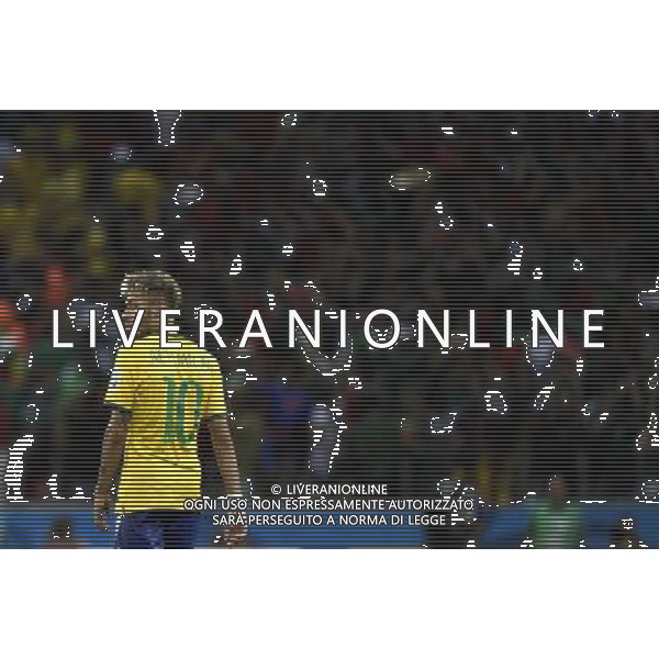 (140617) -- FORTALEZA, June 17, 2014 () -- Brazil\'s Neymar leaves the pitch after a Group A match between Brazil and Mexico of 2014 FIFA World Cup at the Estadio Castelao Stadium in Fortaleza, Brazil, June 17, 2014. The match concluded 0-0. (/Lui Siu Wai)(xzj) AG ALDO LIVERANI SAS ONLY ITALY