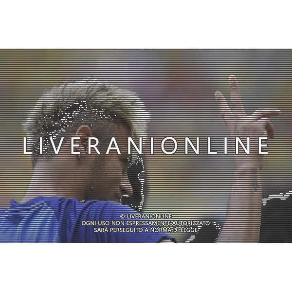 (140617) -- FORTALEZA, June 17, 2014 () -- Brazil\'s Neymar reacts during a warm-up session prior to a Group A match between Brazil and Mexico of 2014 FIFA World Cup at the Estadio Castelao Stadium in Fortaleza, Brazil, June 17, 2014.(/Lui Siu Wai)(xzj) AG ALDO LIVERANI SAS ONLY ITALY
