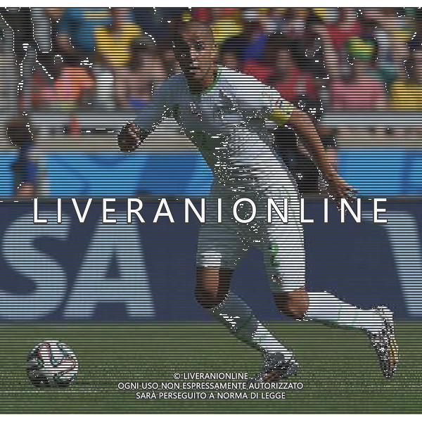 FIFA World Cup Brasile 2014 Gruppo H Belo Horizonte - 17.06.2014 Belgio-Algeria Nella Foto:Bouguerra Madjid /Ph.Vitez-Ag. Aldo Liverani