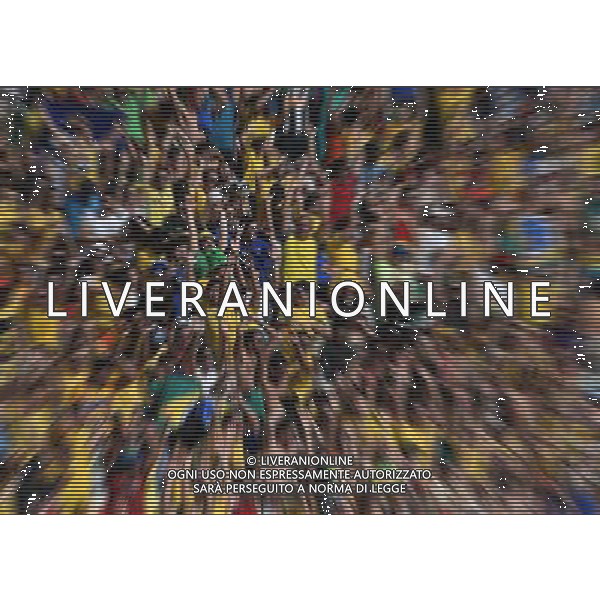 FIFA World Cup Brasile 2014 Gruppo H Belo Horizonte - 17.06.2014 Belgio-Algeria Nella Foto:Tifosi /Ph.Vitez-Ag. Aldo Liverani