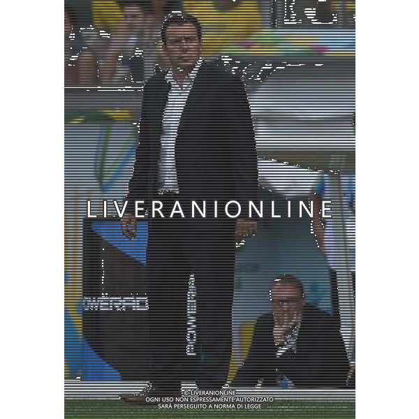 FIFA World Cup Brasile 2014 Gruppo H Belo Horizonte - 17.06.2014 Belgio-Algeria Nella Foto:Wilmots Marc /Ph.Vitez-Ag. Aldo Liverani