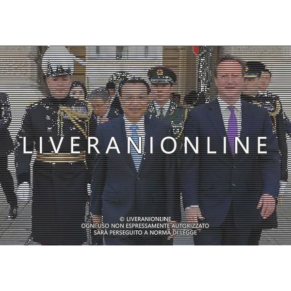 (140617) -- LONDON, June 17, 2014 () -- Chinese Premier Li Keqiang (C) holds an annual meeting with British Prime Minister David Cameron in London, Britain, June 17, 2014. (/Pang Xinglei) (wjq) AG ALDO LIVERANI SAS ONLY ITALY