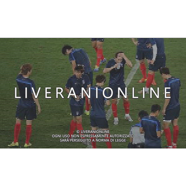 (140616) -- CUIABA, June 16, 2014 () -- Korea Republic\'s players attend a training session of 2014 FIFA World Cup at the Arena Pantanal Stadium in Cuiaba, Brazil, June 16, 2014. (/Li Ming)(rh) AG ALDO LIVERANI SAS ONLY ITALY