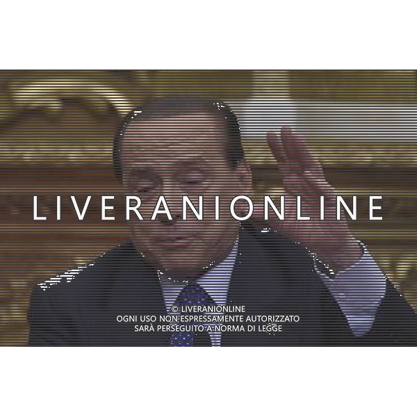 Conferenza Stampa di Silvio Berlusconi sul Presidenzialismo a Roma 18 giugno 2014 ©corradetti/Agenzia Aldo Liverani sas