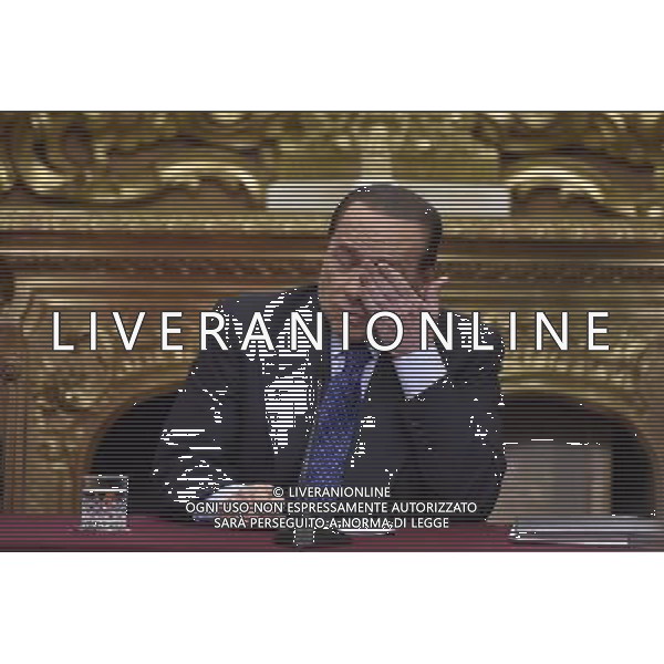 Conferenza Stampa di Silvio Berlusconi sul Presidenzialismo a Roma 18 giugno 2014 ©corradetti/Agenzia Aldo Liverani sas