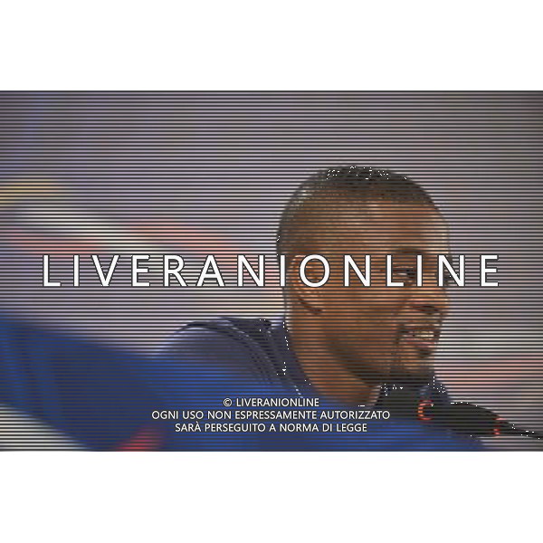 Patrice EVRA - 18.06.2014 - Conference de presse - Equipe de France - Coupe du Monde 2014 Photo : Dave Winter / Icon Sport /Agenzia Aldo Liverani sas - ITALY ONLY - Conferenza stampa della nazionale di calcio della francia - Coppa Mondo Brasile 2014